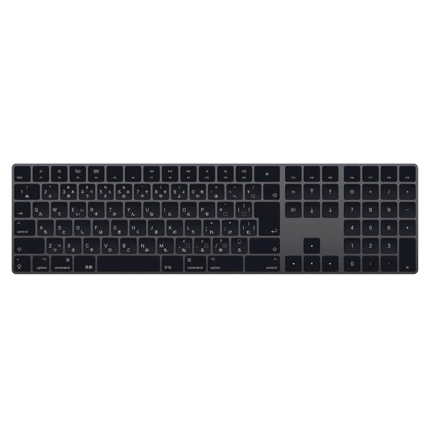 【日本語キーボード】Magic Keyboard テンキー付き (JIS) A1843 MRMH2J/A スペースグレイ