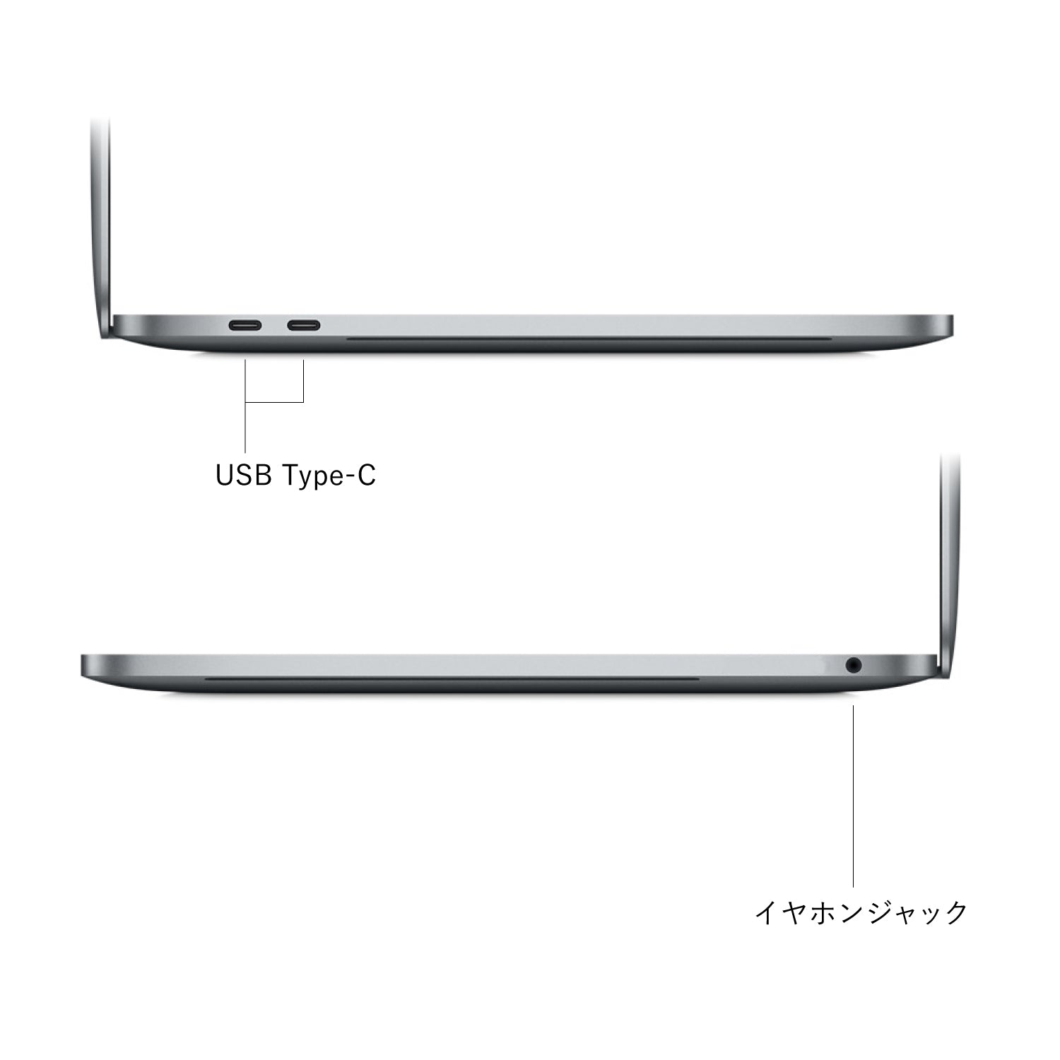 Apple MacBook Pro A1708 2017年モデル 13インチ Core i5 第7世代 16GB 512GB スペースグレイ ノートパソコン