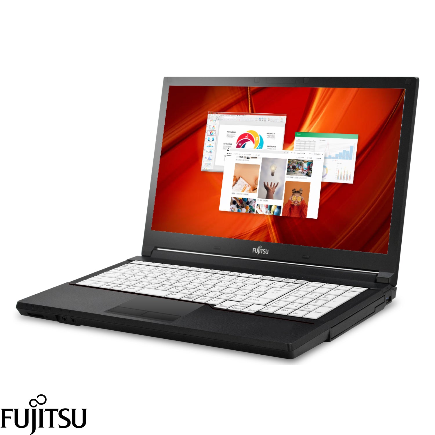 【バッテリー90%以上美品】FUJITSU 富士通 LIFEBOOK A579/A 第8世代 Core i5 メモリ 8GB ストレージ 256GB Windows11 Pro 15.6インチ WPS Office付き テンキー搭載 無線マウス WEBカメラ(USB) ノートパソコン【365日間返金保証】