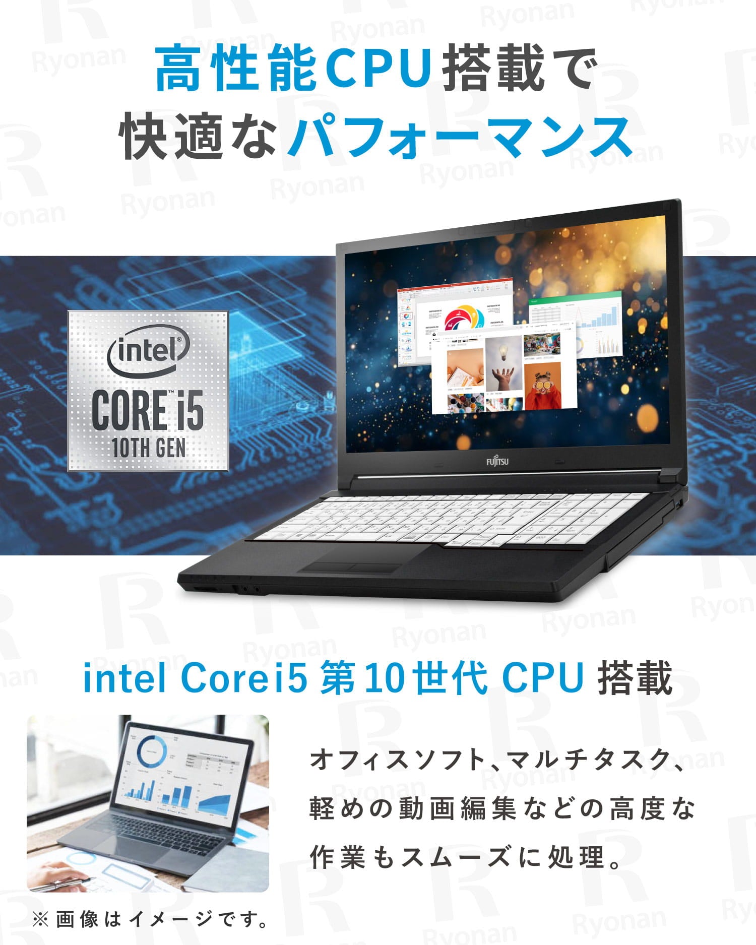 【初夏7特典】FUJITSU LIFEBOOK A5510|第10世代 Core i5 高性能 美品 メモリ 8GB 高速SSD 256GB 大画面 15.6インチ WPS Office付き テンキー搭載 WEBカメラ Windows11 Pro 白キーボード ノートパソコン 夏応援 豪華7特典 セキュリティソフト 新品PCスタンド 無線マウス【365日間返金保証】