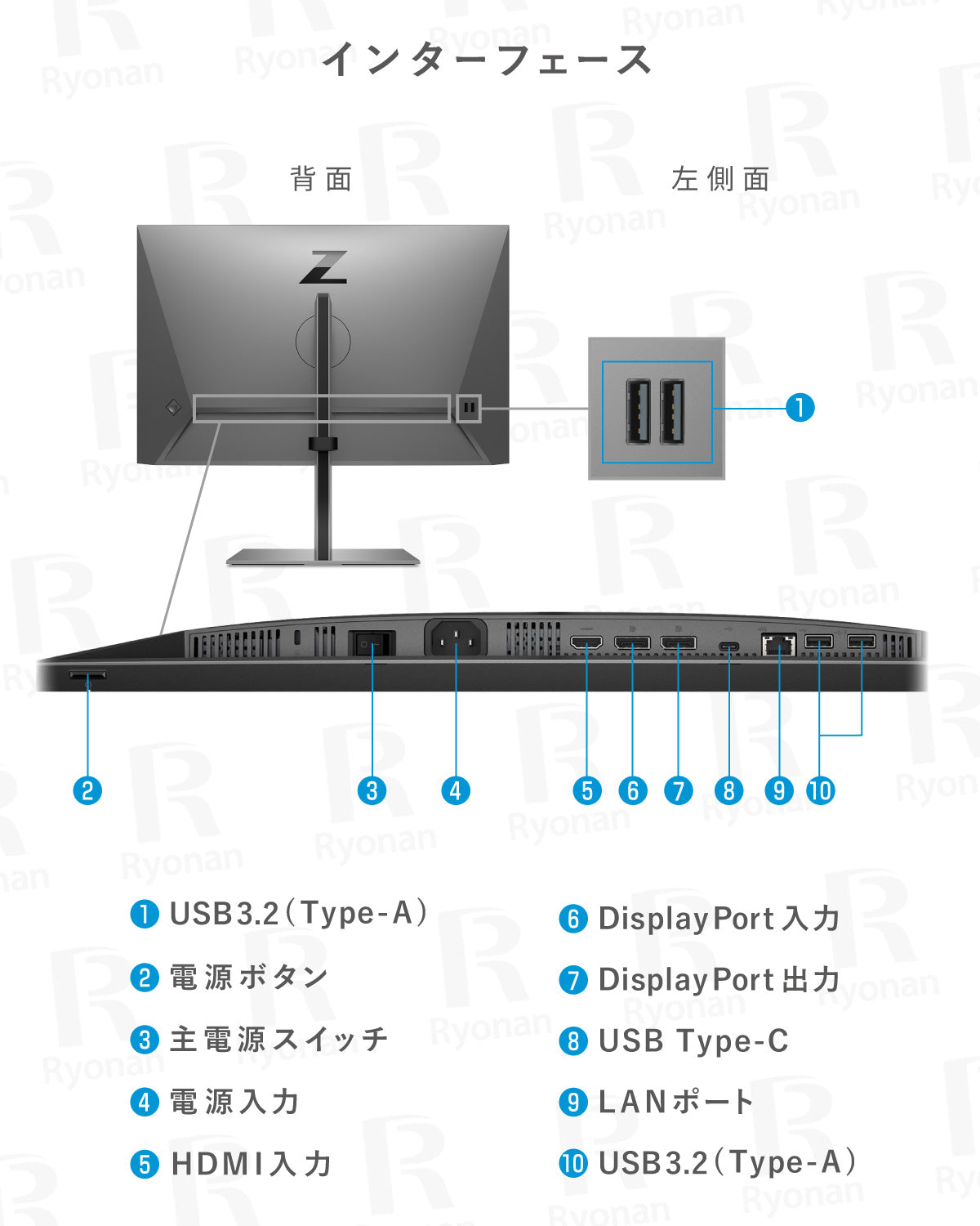 HP Z24u G3 ディスプレイ 24インチ 液晶モニター