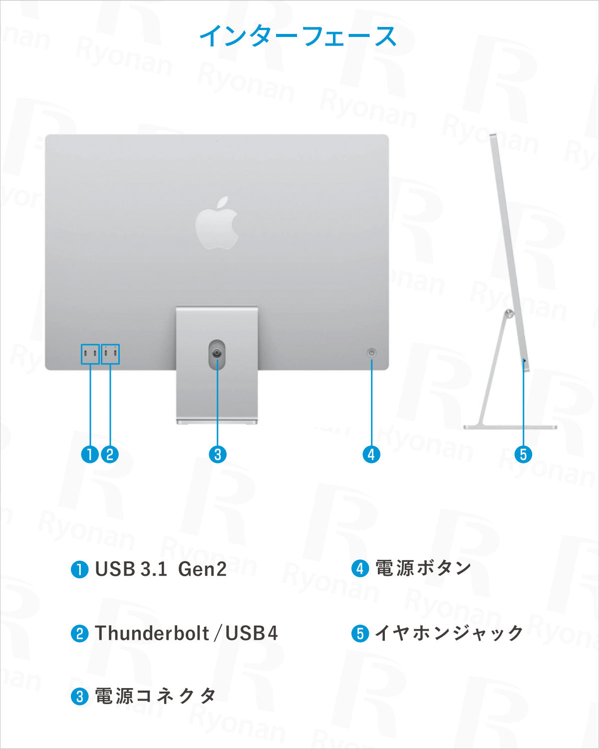 【夏セール】iMac (M1 series, 2021)一体型 シルバー|24インチ|Apple M1|メモリ 16GB SSD 256GB |超薄型ボディ【30日安心保証】