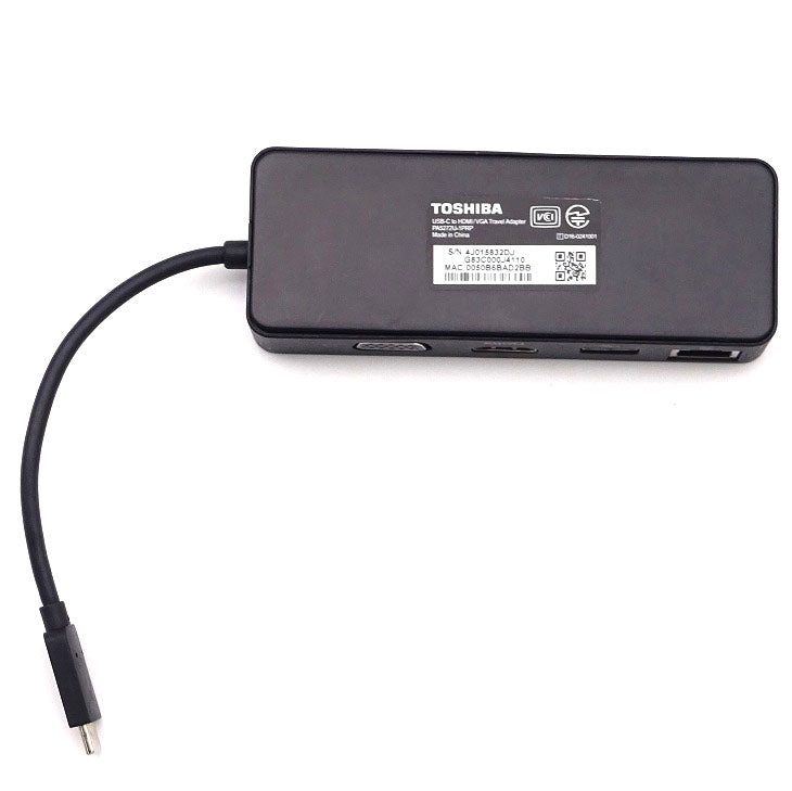 【中古】拡張ハブ TOSHIBA 東芝 PA5272U-2PRP USB Type-C