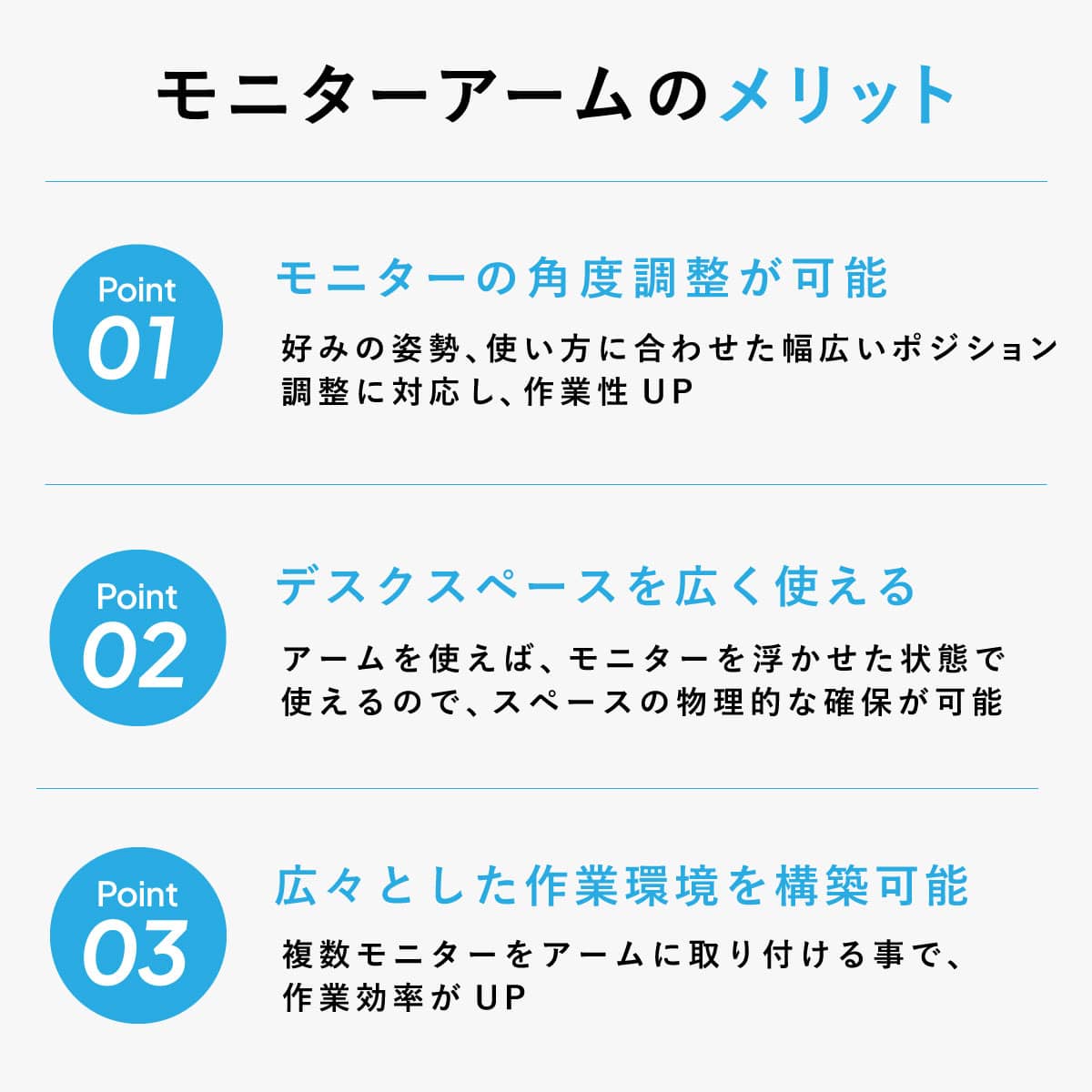 モニターアーム 4画面対応 マルチディスプレイ