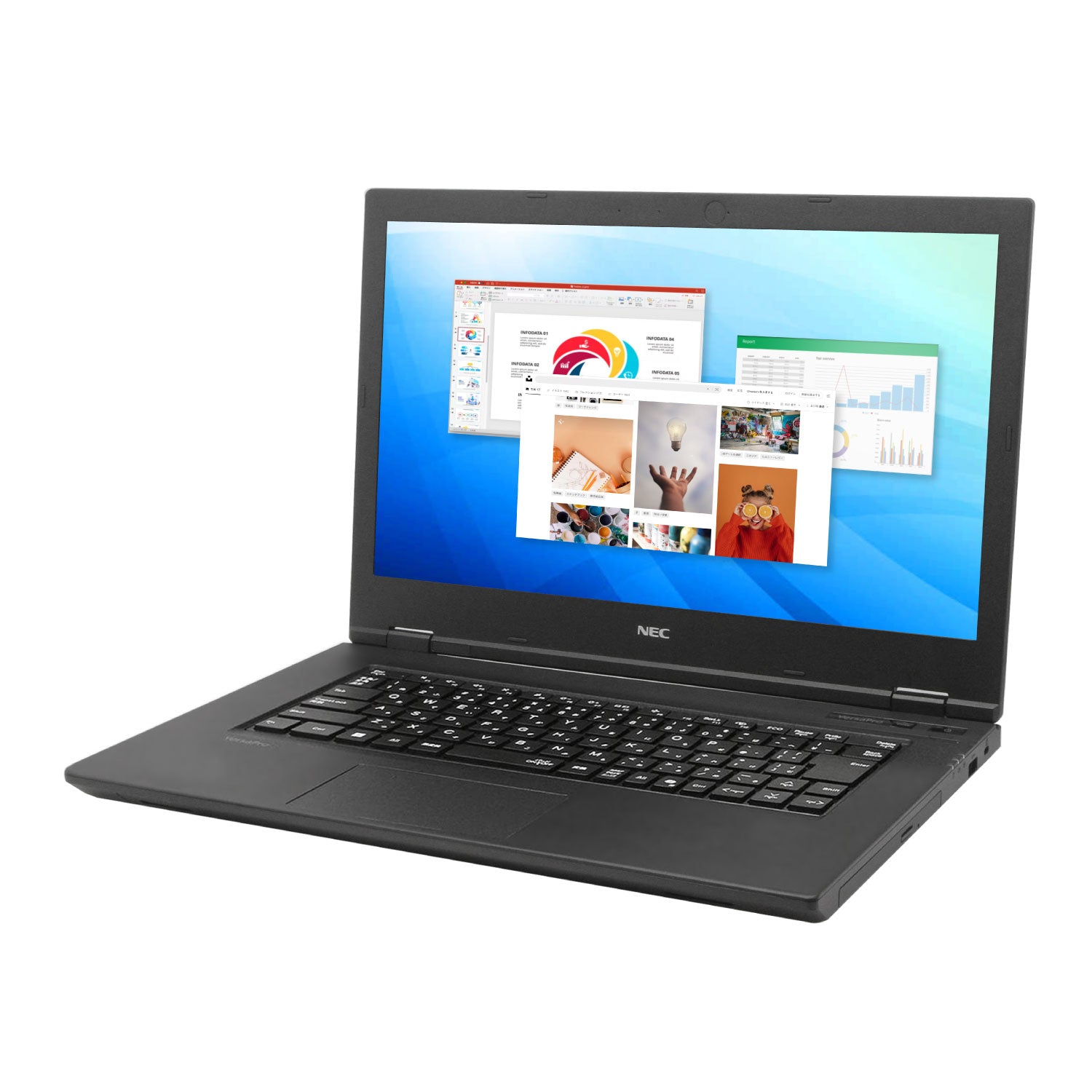 NEC VersaPro VKT16/X-9|第10世代 Core i5 メモリ 8GB ストレージ 256GB 15.6インチ WPS Office付き WEBカメラ Windows11 Pro 美品 ノートパソコン 新生活応援 豪華9特典 セキュリティソフト付【365日間返金保証】