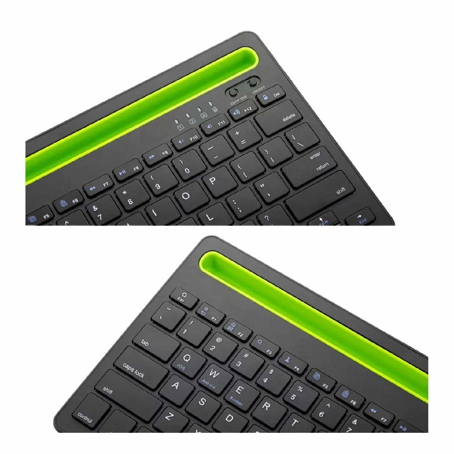 Bluetooth キーボード ワイヤレス 無線 薄型 ブラック バッテリー駆動 USB-C