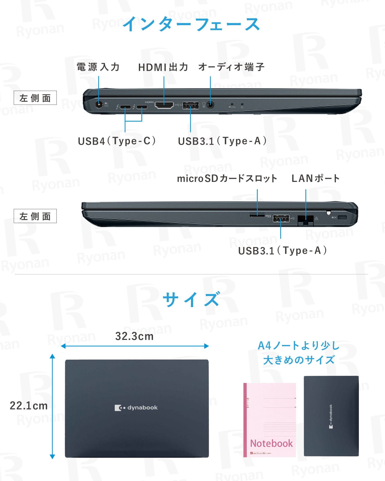 Dynabook MJ54 第11世代 Core i3 14インチ ノートパソコン【180日間返金保証】