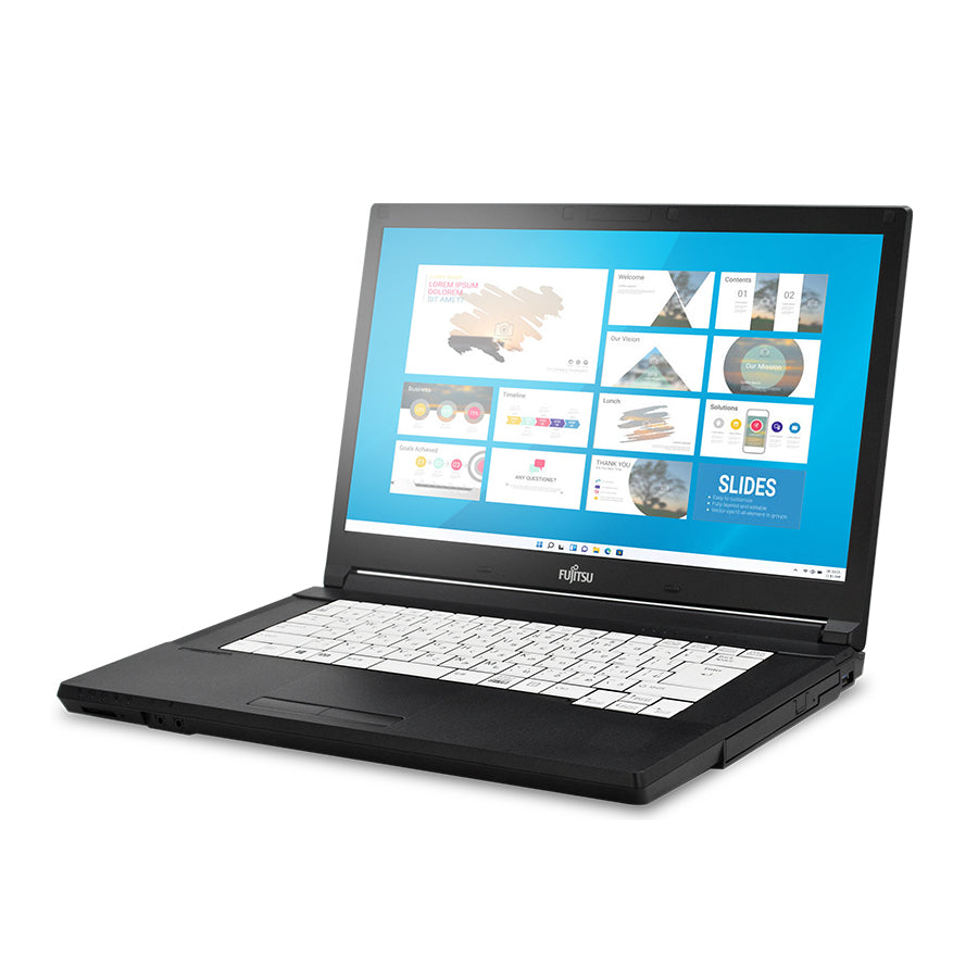 FUJITSU 富士通 LIFEBOOK A577T 第7世代 Core i3 15.6インチ 大画面 HDMI Wi-Fi ノートパソコン オフィス 入門 初心者