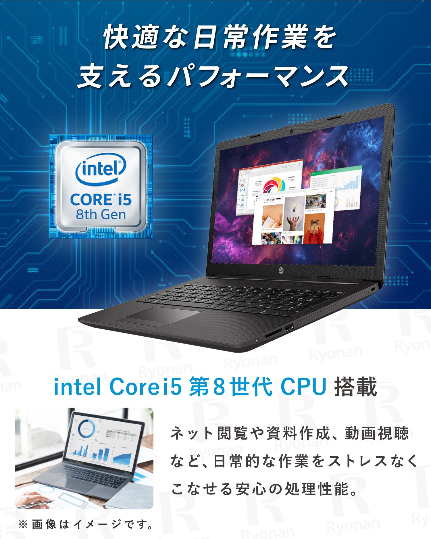 【夏応援🍃快適7特典】HP ProBook 250 G7 <正規版Office2024付>｜第8世代 Core i5  高性能 美品 メモリ 8GB ストレージ 256GB WEBカメラ 顔認証 テンキー DVDドライブ Windows11 Pro 美品 ノートパソコン  豪華7特典 セキュリティソフト  新品PCスタンド 無線マウス【365日間返金保証】