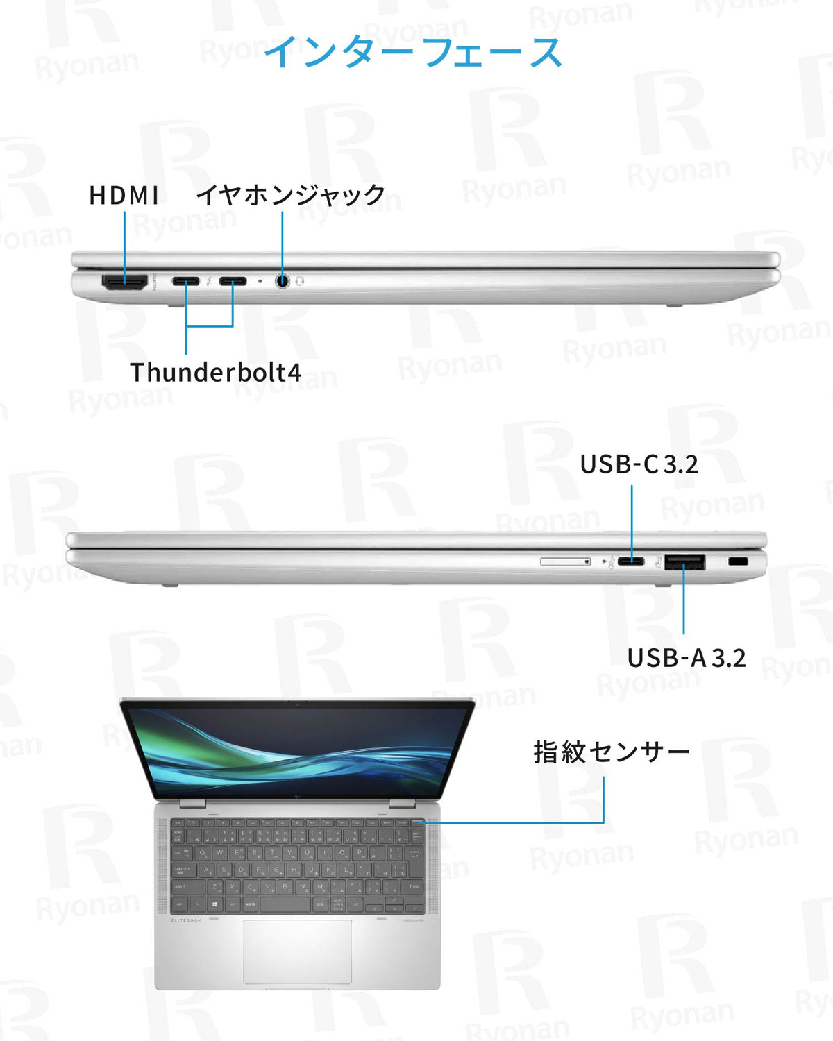 【豪華8特典】オフィス搭載 HP Elite X360 1040 Ultra5-135H タッチパネル搭載｜ メモリ 16GB ストレージ 256GB 大画面 14型 WEBカメラ｜WPS Office付き  整備済み ノートパソコン 中古パソコン セキュリティソフト 無線マウス ブラックフライデーセール【5年間返金保証】