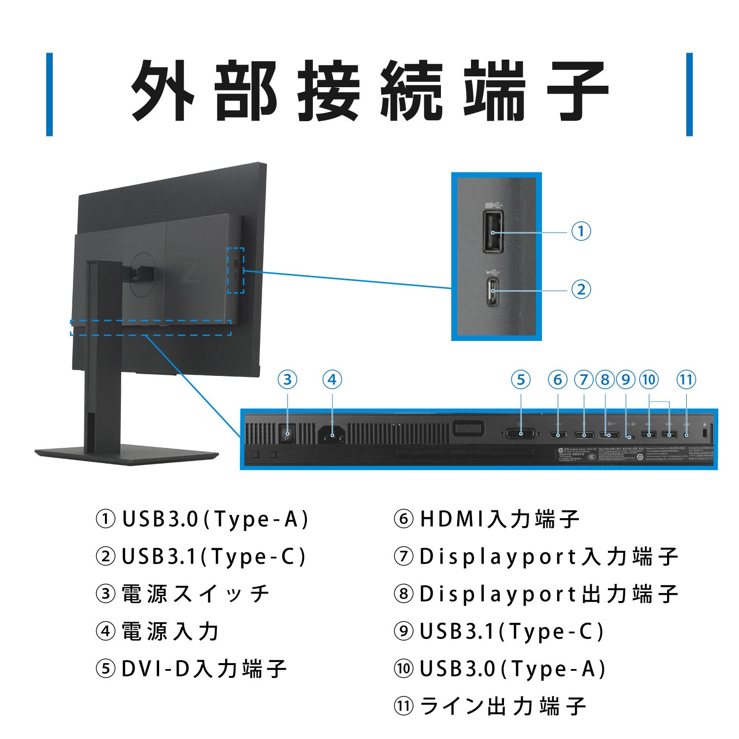 【訳あり】HP z24n G2 24インチ 液晶モニター ディスプレイ【180日間返金保証】