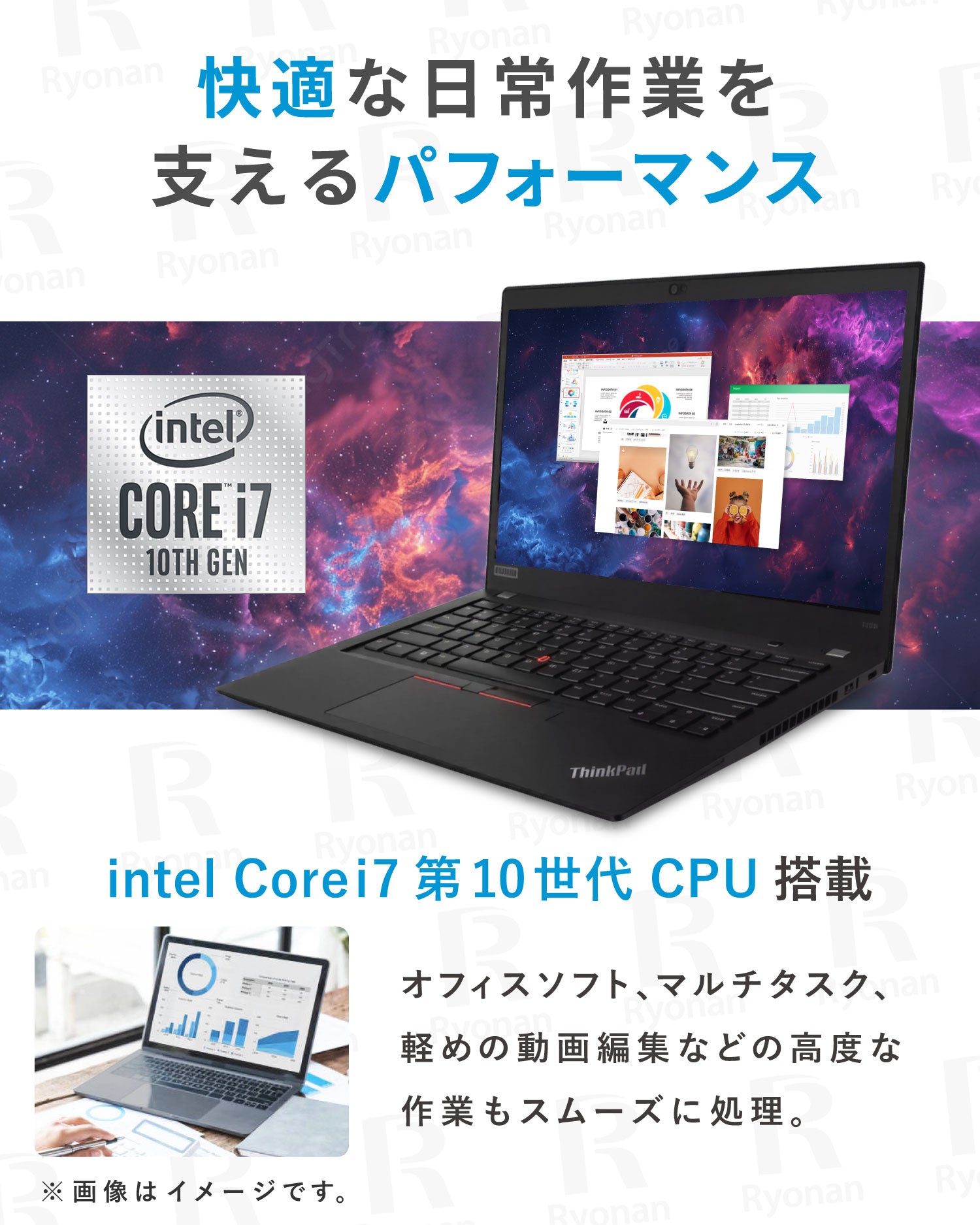 【高性能・長く使いたい方・処理速度重視】Lenovo ThinkPad T14s Gen1 Core i7 第10世代 メモリ 32GB SSD 1TB 14インチ WPS Office付き WEBカメラ Windows11 ノートパソコン ★180日間返金保証