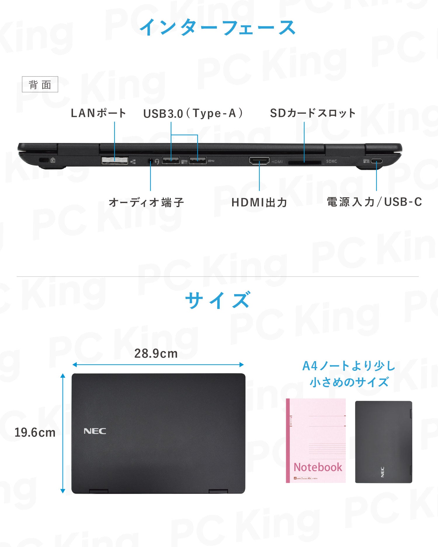 NEC VKT13 H-5 VH-5 第8世代 Core i5 メモリ 8GB SSD 1TB 12.5インチ ノートパソコン【100日間返金保証:17の日】