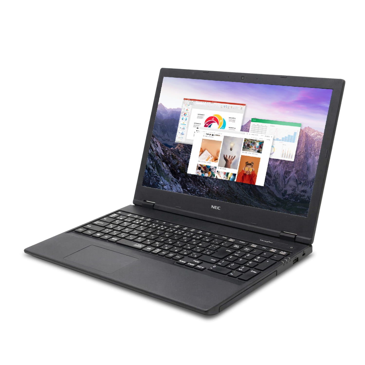 NEC VKT16EZG6｜WEBカメラ テンキー DVD搭載モデル｜15.6インチ Core i5 第8世代 メモリ 8GB SSD 256GB Windows11 WPS Office 搭載｜ セキュリティソフト 新品無線マウス付き【365日間返金保証】