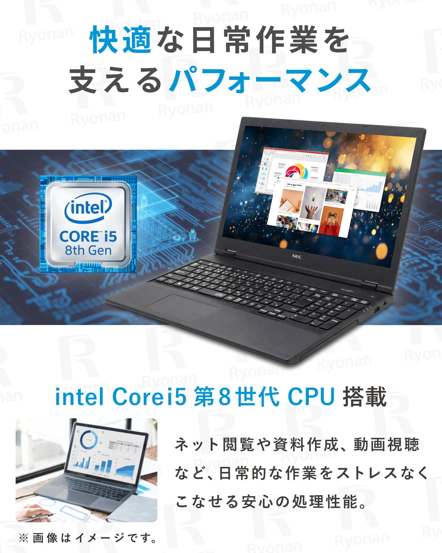 NEC VKT16EZG6｜WEBカメラ テンキー DVD搭載モデル｜15.6インチ Core i5 第8世代 メモリ 8GB SSD 256GB Windows11 WPS Office 搭載｜ セキュリティソフト 新品無線マウス付き【365日間返金保証】