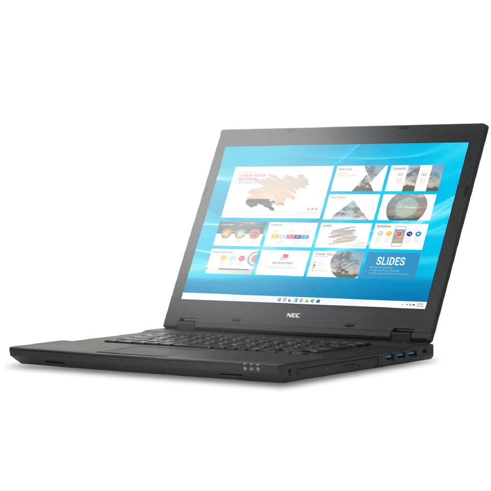 NEC VersaPro VKT16XZG3 第8世代 Core i5 ノートパソコン 15.6インチ HDMI SDカードスロット 無線LAN